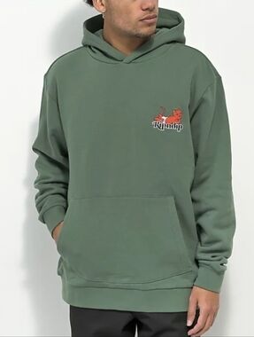 💥 RIPNDIP Devil Babies Dark Sage Hoodie